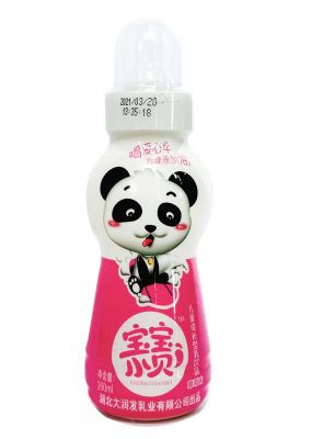 Baobaoxiaobei strawberry flavor 1*20*200ml Children yoghurt series